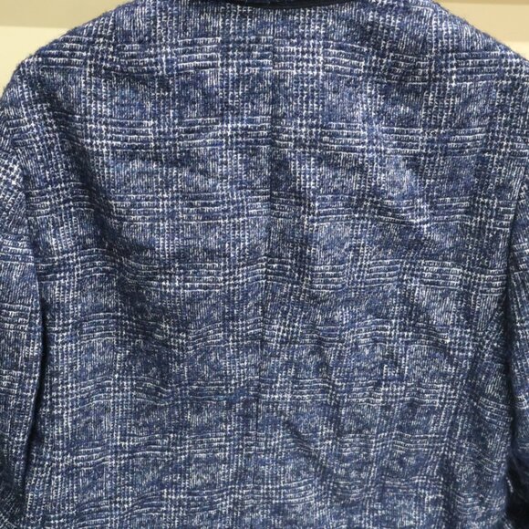 Akris Punto Textured Tweed Jacket Blazer – Navy Blue – Size 12 – NWT - Picture 3 of 4